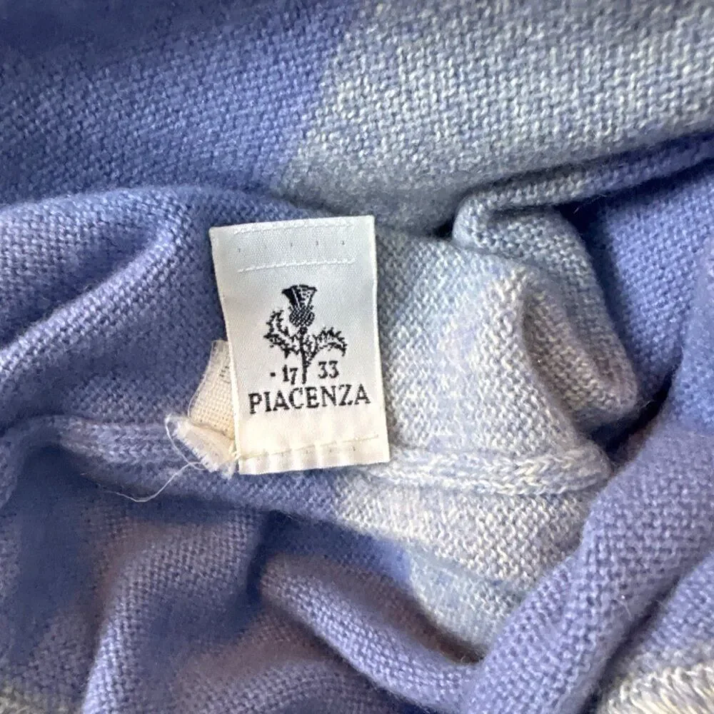 Riccardo Piacenza 100% Pure Cashmere Striped Sweater